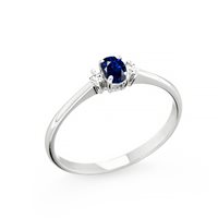 Anillo Zanette Gioielli Mujer in Oro blanco Zaffiro 0.21 Ct AN-2683G-2ZAFFIRO - AN-2683G-2ZAFFIRO